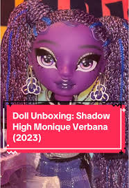 Unboxing Monique Verbana from Shadow High (2023) This is the one doll from  SH I have so many mixed feelings about. They nailed her skin tone, her hair  and they even gave her dragon themed accessories. ...