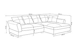 (1.8 lb/ft3 density with a 50lb ild) Big Sofa L Form Vintage Braun Rechts Kaufland De