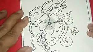 Motif batik yang mudah digambar untuk anak smp apakah xyz. Cara Menggambar Batik Motif Bunga 46 Youtube