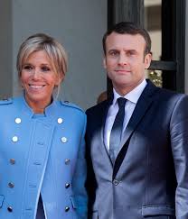 Président de la république française. Brigitte Macron Addresses Age Gap Between Her And French President Emmanuel Macron Glamour