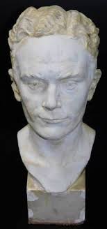 Flora Webb MS (b1888). Bust of a gentleman, quarter profile,