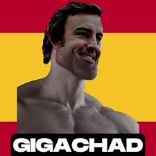 Alonso Gigachad España Diseño Chapa