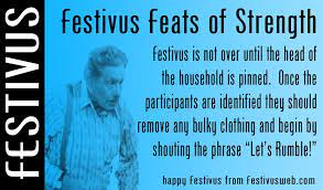 Festivus Feats Of Strength Festivus Happy Festivus Seinfeld