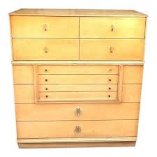 Related:vintage mid century bedroom furniture. 1950s Dixie Furniture Mid Century Blonde Wood Chest Of Drawers Chairish