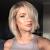 Medium Short Blonde Hair With Fringe
