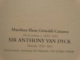 Si ipotizza che van dyck possa aver allacciato rapporti con alcune delle famiglie dell'alta borghesia genovese già ad anversa, prima di recarsi in italia, ove queste erano presenti per ragioni commerciali. Anthony Van Dyck