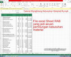 Desain rumah minimalis dan rab info lowongan kerja id via infolokerindo.blogspot.com. Contoh Rab Rumah Type 45 Excel Barisan Contoh