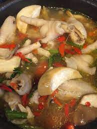 Spicy Thai Chicken Feet Soup Indian Food Recipes Thai Cooking Thai Recipes