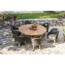 Save on home furniture for all rooms in your home. Scancom Guam 7 Piece Round Table Outdoor Dining Set Lowe S Canada