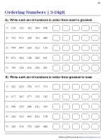 3 digit place value worksheets