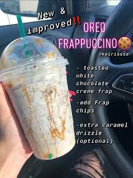 Starbucks Oreo Frappuccino In 2020 Starbucks Drinks Recipes Starbucks Recipes Healthy Starbucks Drinks