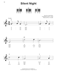 Lyrics included with mp3 music accompaniment tracks. Silent Night Sheet Music Franz X Gruber Super Easy Piano