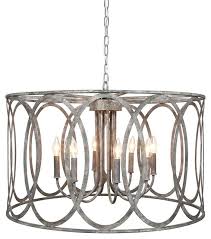 A mini chandelier is a small chandelier for smaller spaces. Chatrie 31 Round Large Gray Drum Chandelier Transitional Chandeliers By Lighting Boutique Houzz