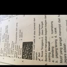 Melipat kertas gambar untuk memudahkan penyimpanan gambar dan keperluan pembawaan gambar ke lapangan maka teknik yang paling mudah dilakukan adalah dengan melipat kertas gambar. Gambar Motif Batik Di Atas Berasal Dari Daerah Brainly Co Id