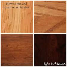 How To Mix And Match Wood Stains Like Cherry Oak Maple Pine On Cabinets Flooring And Furniture Pieces Cherry Wood Kitchens Staining Wood Oak Wood Floors