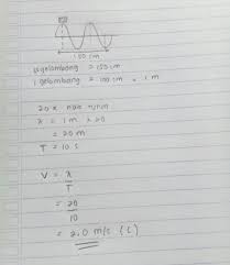 Cara menghitung cepat rambat bunyi. Mencari Cepat Rambat Gelombang Pada Permukaan Air Brainly Co Id