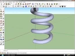How To Draw 3d Helix In Google Sketchup Tutorial Google Sketchup Sketch Up Architecture Google Sketch