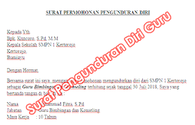 Berikut contoh surat pengunduran diri kerja yang baik: 46 Contoh Surat Resign Guru Honorer Pictures Contohsurat Lif Co Id