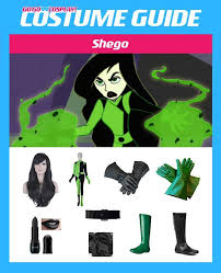 How to dress like shego for cosplay and halloween [photo: Shego Costume Guide Diy Cosplay Ideas With Wig And Green Black Suit Costumes Kim Possible Costume Kim Possible Cosplay