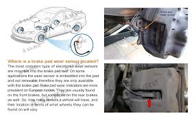 Restart the car and ensure the brake pad wear sensor warning is turned off. Amazon Com Brake Pad Wear Sensor Front And Rear For Mercedes Benz W169 W190 R190 W245 W202 W203 W204 W205 W211 W212 W213 A205 C204 C205 S203 S204 S205 Cl203 C209 A209 C217