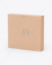 Download Kraft Box Mockup In Box Mockups On Yellow Images Object Mockups PSD Mockup Templates