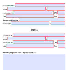 Modello busta paga pdf compilabile was a good gun for a lion hunt. Delega Ritiro Documenti Fac Simile Editabile Da Stampare