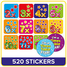 See more ideas about stair stickers, stairs, stair decals. Times Tables Stickers Stars 520 Maths Stickers