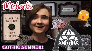 GOTHIC SUMMER! Michaels FIRST TIME Collection! Moody, Gothic, Dark  Academia! #decor #halloween