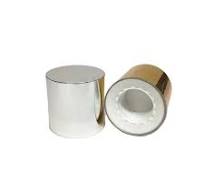 OEM OEM High Quality 24mm Normal Screw Cap with Double Wall and UV Coated  Shiny Gold Silver for Plastic Bottle