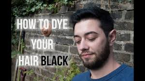 The sides are left black to form a this men with dyed blonde hair style can look awesome when complimented with a beard. How To Dye Your Hair Black For Men Youtube