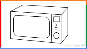 How To Draw A Microwave Step By Step For Beginners Youtube A microwave is an electric oven that uses electromagnetic radiation in the microwave frequency range to quickly heat food. how to draw a microwave step by step for beginners