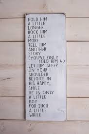 Little Boy Poem On Wood Sign Signs For Baby Boy Wood Signs For Boys Room Wood Signs For Nursery Quotes About Little Boys Painted Signs Little Boy Poems New Baby Products