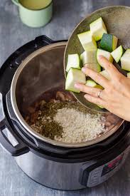 How to make zucchini with tomatoes in an insta pot. Instant Pot Zucchini Mushroom Risotto Recipe Happy Foods Tube