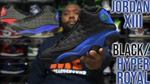Air Jordan 13 Hyper Royal Sneaker Review Youtube