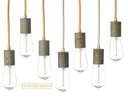 Flat Top Metal Socket Cover Industrial Modern Light Fixtures Diy Lighting Pendant Light Cord