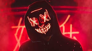 Choose from a curated selection of fire wallpapers for your mobile and desktop screens. Neon Mask Guy 4k Mask Guy Neon Neon Artwork