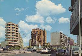 postcard showing new architecture of baghdad including in center federation of industries building architect rifat chadirji com baghdad iraq baghdad photo