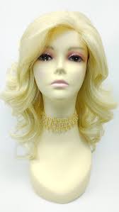 15 Inch Light Blonde Long Wavy Layered Deep Lace Front Free Part Heat  Resistant Wig [76-393-grace-613]