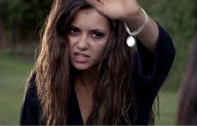 Human Katherine is so beautiful to me, and she's funny. "I survived  childbirth, the death of my entire family, and 500 years running from an  immortal hybrid. You can understand why I'm