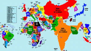 India Grows, Russia Shrinks: Mapping Countries By Population | WAMU