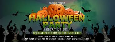 Green Halloween Party Facebook Cover Photo Template Postermywall