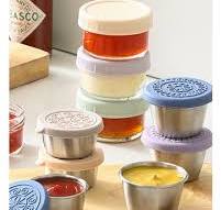 Amazon.com: VITEVER [6 Pack] Salad Dressing Container To Go ...