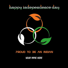 Wishes, images, quotes, messages, status, photos, sms, wallpaper, pics and greetings; Happy Independence Day Greetings Image With Name Edit