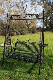 Mainstay* 3 seat porch & patio swing. Leaf Design Garden Swinging Seat Black Country Metalworks Ltd Garden Swing Garden Seating Garden Swing Seat