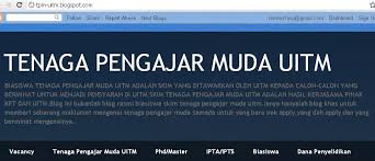 Cgu syg kamu semua yg dulu dan sekarang. Skim Tenaga Pengajar Muda Uitm 2020