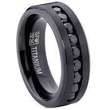 Overstock Com Online Shopping Bedding Furniture Electronics Jewelry Clothing More Black Titanium Ring Titanium Rings For Men Titanium Wedding Rings