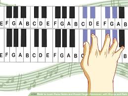 Piano Keyboard Finger Placement Chart Best Picture Of