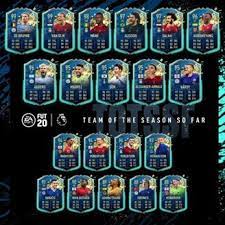 Premier league team of the season. Fifa 20 Tots Premier League Players Ratings Alexander Arnold Mane More