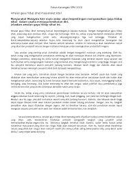 Fokus Karangan Spm 2016