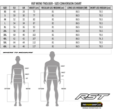 24 rare rst size chart